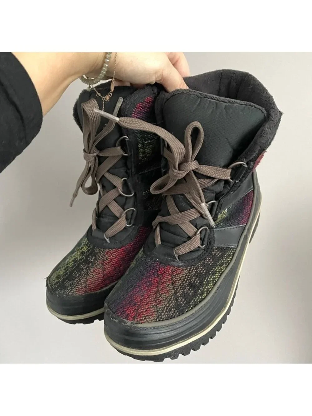 Sorel Tivoli II Blanket Suede Multicoloured Waterproof Boots - 6